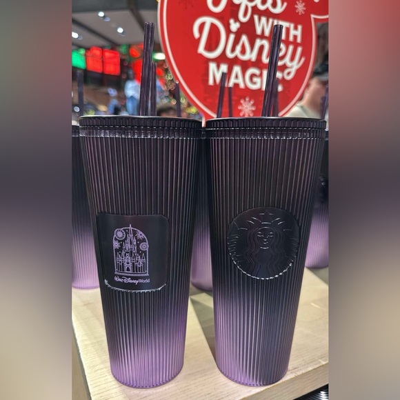 Disney Parks Starbucks Walt Disney World Ombré Purple Tumbler - Picture 3 of 10